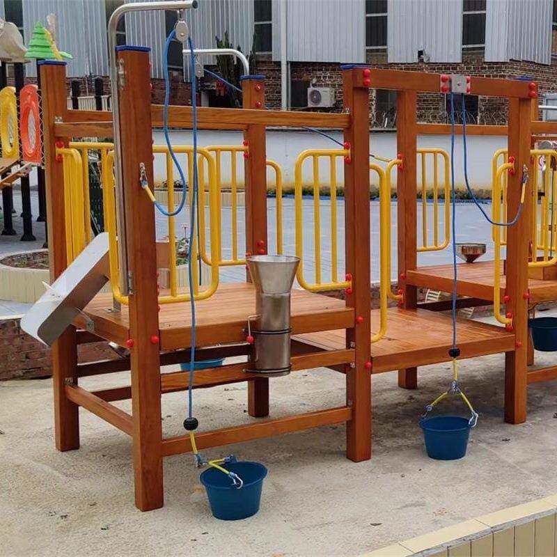 幼儿园防腐木玩沙戏水设备小区公园儿童大型户外木质沙水组合玩具