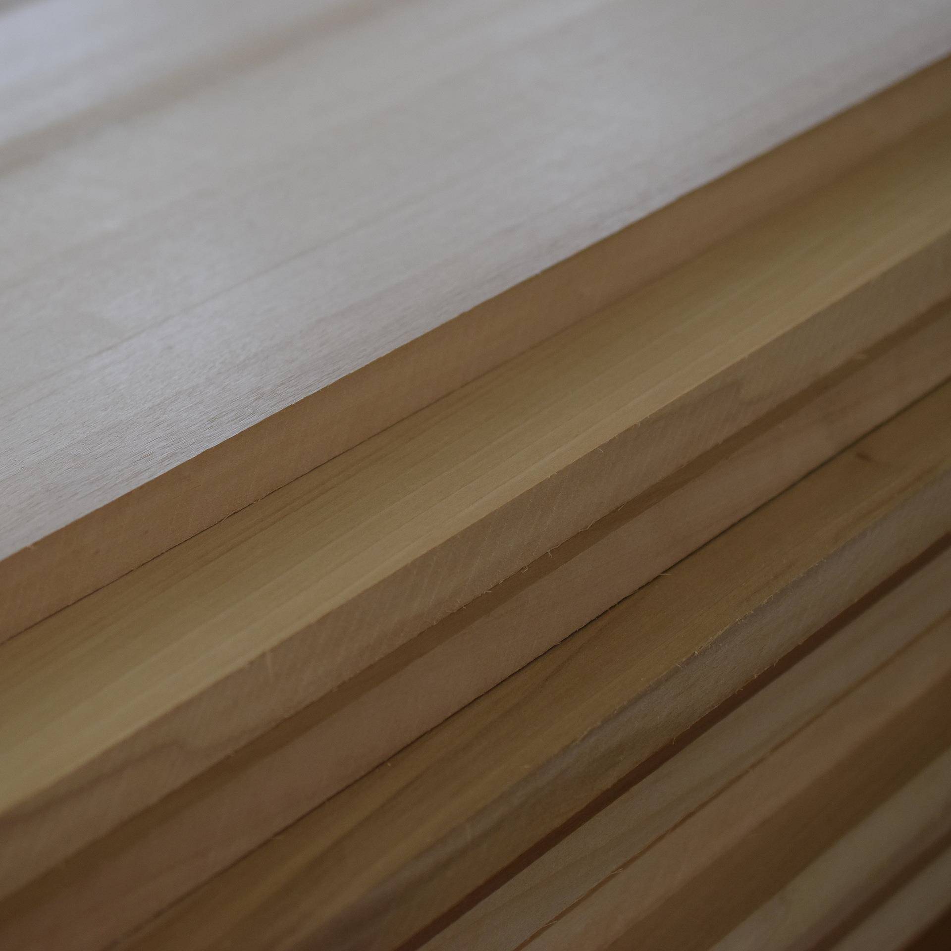 碳化杨木板15mm厚杨木大板家装建材实木直拼板集成板衣柜木板