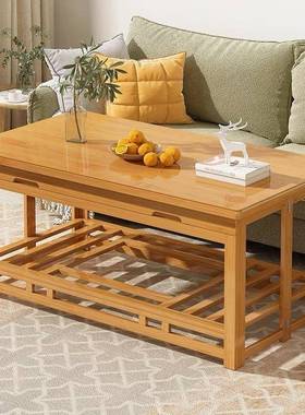 烤火桌子家用长方形1.2米客厅实木多功能可折叠烤火架炕桌取暖桌