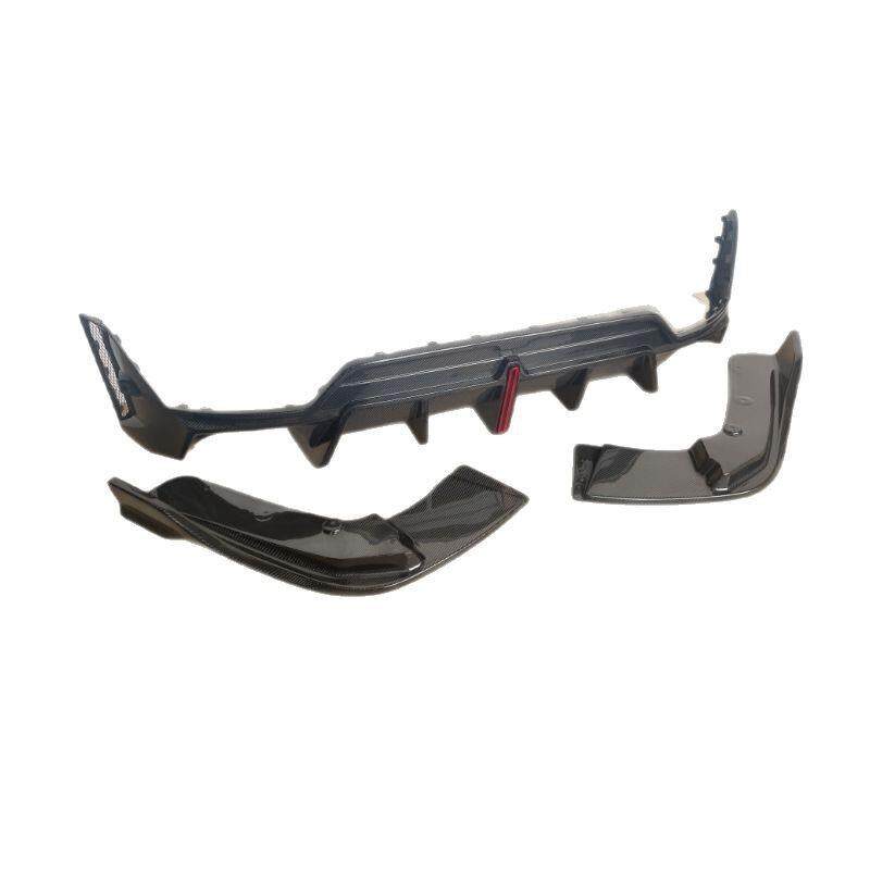 适用于宝马3系LCI碳纤维后唇汽车改装升级G20G28后期带灯后唇