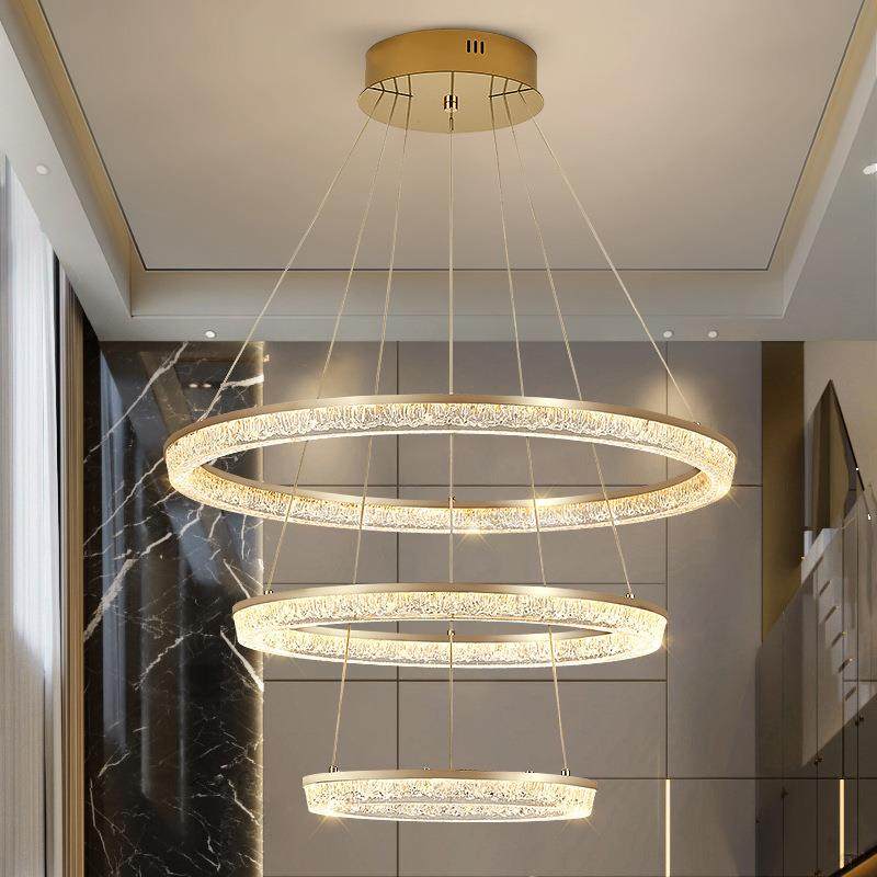 意式现代简约轻奢客厅吊灯设计师餐厅卧室别墅极简大气圆环形灯具,金属材料及制品,金属加工件/五金加工件,淘宝优惠券,粉丝福利购,淘宝优惠卷