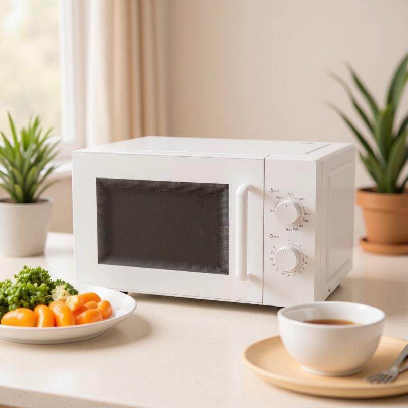 新品20L全自动欧式多功能家用小型机械转盘式光波烘烤微波炉