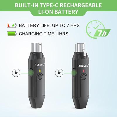 爱尚达无线手雷系统有线话筒转接收器动圈麦克风收发通用降噪