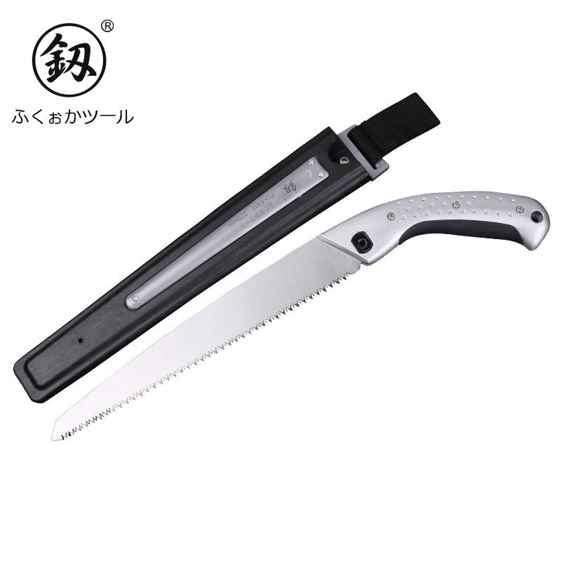 釰福冈工具锯子手动木工手工锯金属手柄木锯