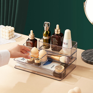 抽屉分隔收纳盒家用厨房筷子调羹可叠加储物盒多功能桌面文具收纳