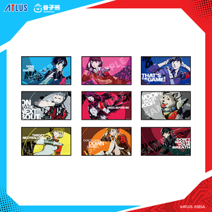 现货谷子熊女神异闻录Persona3Reload厚制UV工艺明信片周边