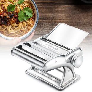面条机家用多功能小型压面机饺子皮馄饨皮手动擀面机不锈钢压面机