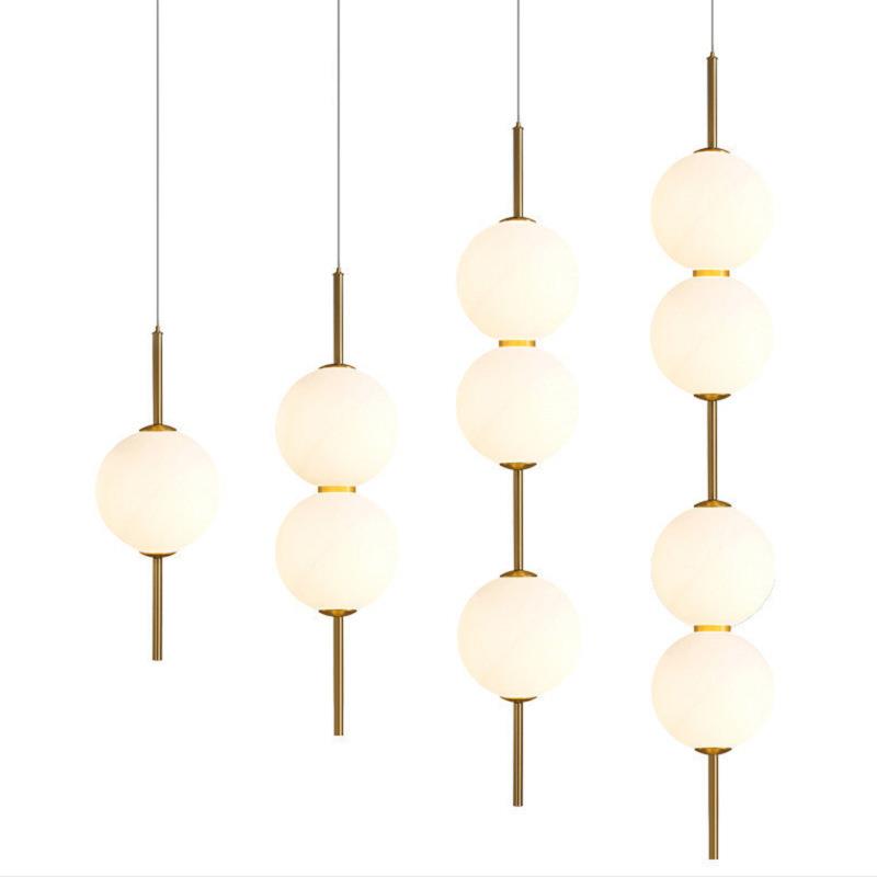 北卧室欧床头餐吊灯现代简约玻璃吊创829灯意个性厅吧台网红圆球