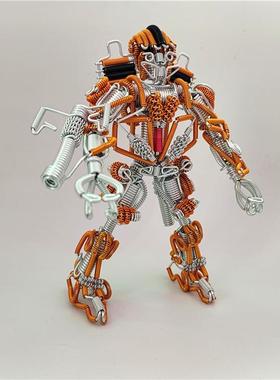 家居装饰地摊货源手工制作铝线工艺品