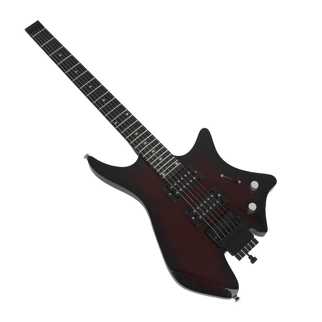 双拾音器无头电吉他多种曲风自带锁弦模式guitar配音响演奏吉他