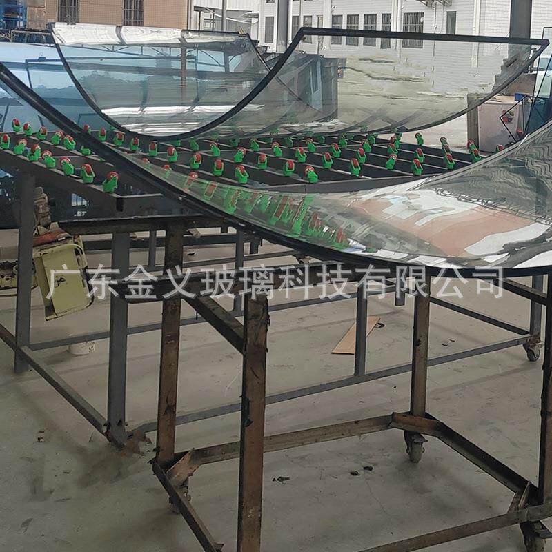专业定制弯钢玻璃热弯玻璃钢化夹胶中空玻璃双层曲面弧形建筑幕墙