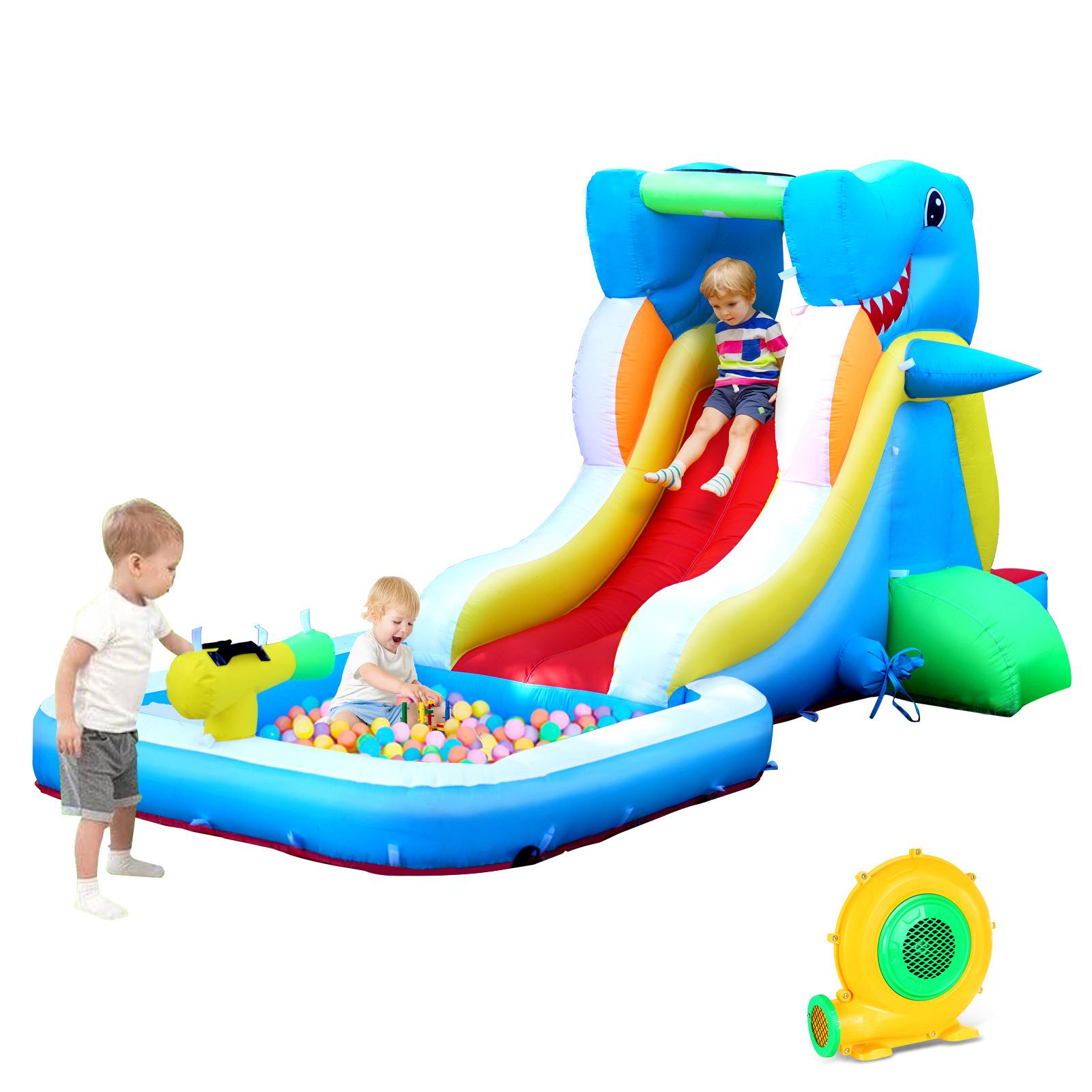 儿童小型滑梯家用城堡充气城堡跳床儿童家用城堡滑梯bouncehouse