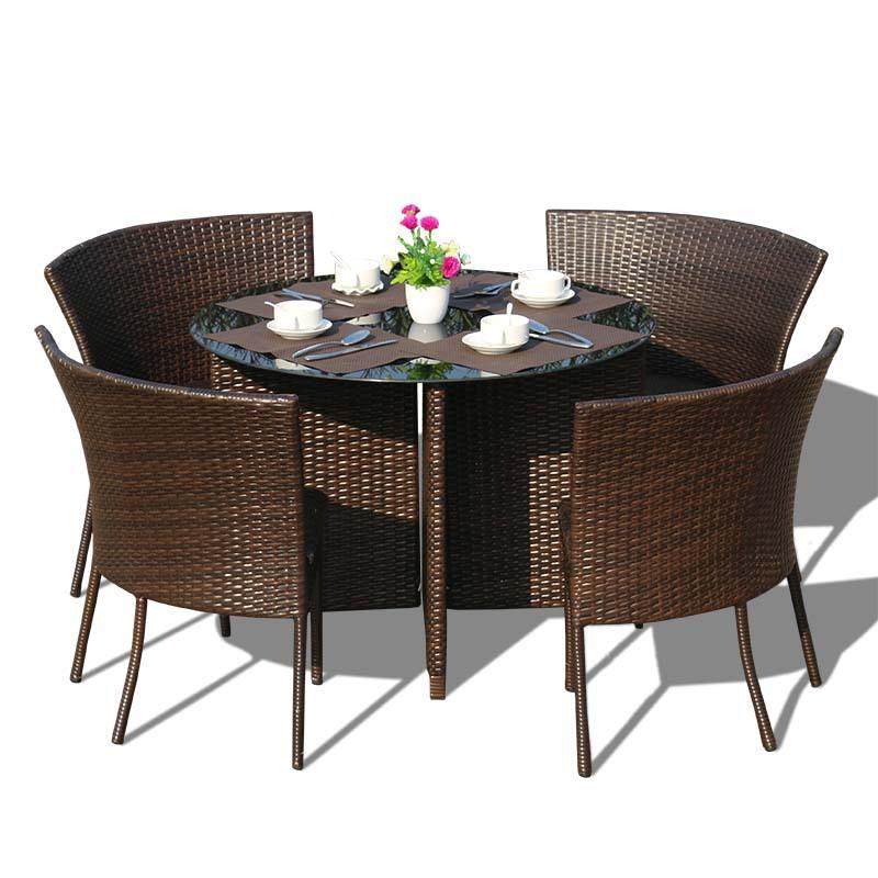 户外藤椅五件套圆桌阳台庭院藤编餐桌椅酒店会所茶几休闲组合创意,商业/办公家具,商用藤编家具,淘宝优惠券,粉丝福利购,淘宝优惠卷