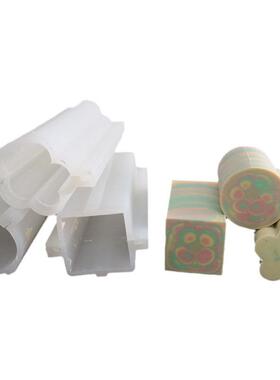 650ML容量7CM大梅花硅胶手工皂模具皂中皂长管模