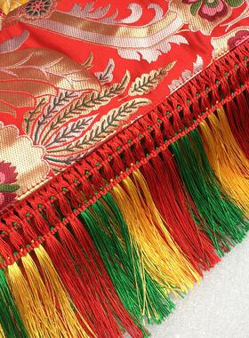 藏式刺绣吉祥八宝十字金刚杵桌布