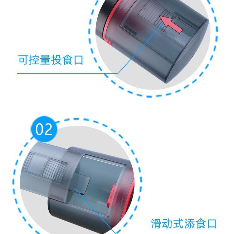 鱼缸水族箱喂鱼器新款喂食器200ML大食盒出口品质金鱼乌龟缸专用