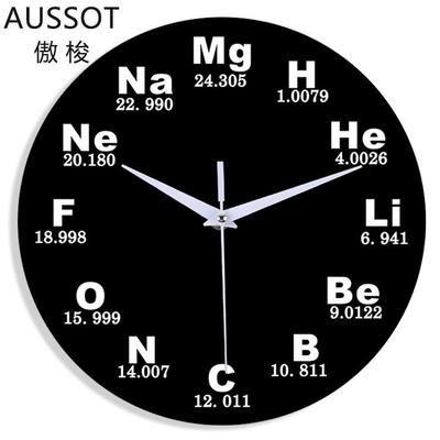 创意客厅家用时尚数学挂钟简约时钟热卖复古墙壁钟表clock