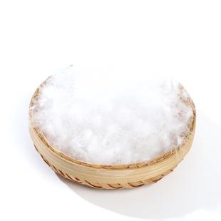 新国标95纯白大朵羽绒高蓬松95白鹅绒水洗羽绒服填充原料厂家直销