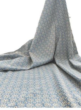 EG-16086全棉牛仔布打孔绣花布时尚面料厂家直销现货供应