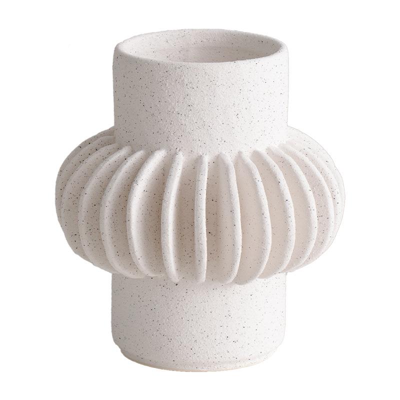 简约创意软装陶瓷鲜花瓶装饰干CSN花公厅司玄关插花客摆件花花器