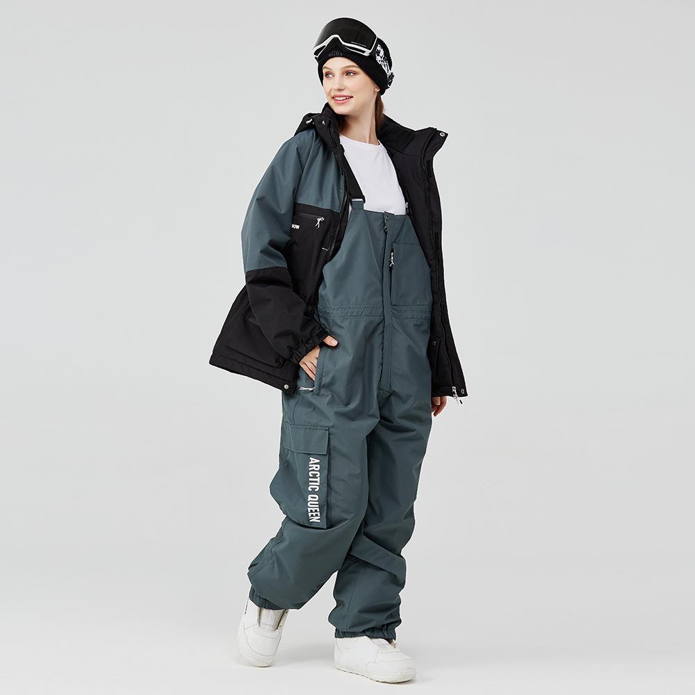 新款滑雪服女男款套装冬季户外滑雪衣裤单板双板滑雪服套装