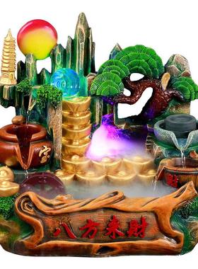 八方来财盆载招财摆件义乌聚宝盆收银台装饰店铺开业乔迁礼品