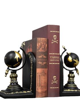 北欧创意大力士书推办公室桌面装饰品酒柜客厅书柜摆件树脂工艺品