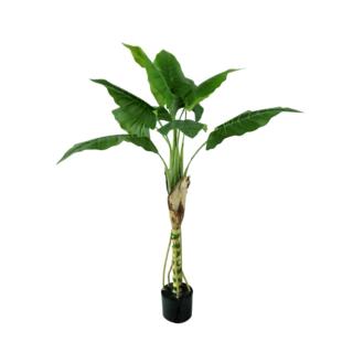 仿真喜林芋春羽仙芋植物盆栽家居室内落地造景软装装饰摆件假绿植