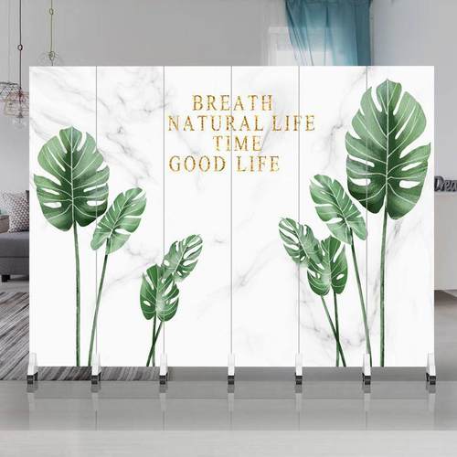 屏风隔断屏障帘客厅办公室可折叠移动卧室遮挡家用简约现代新中式