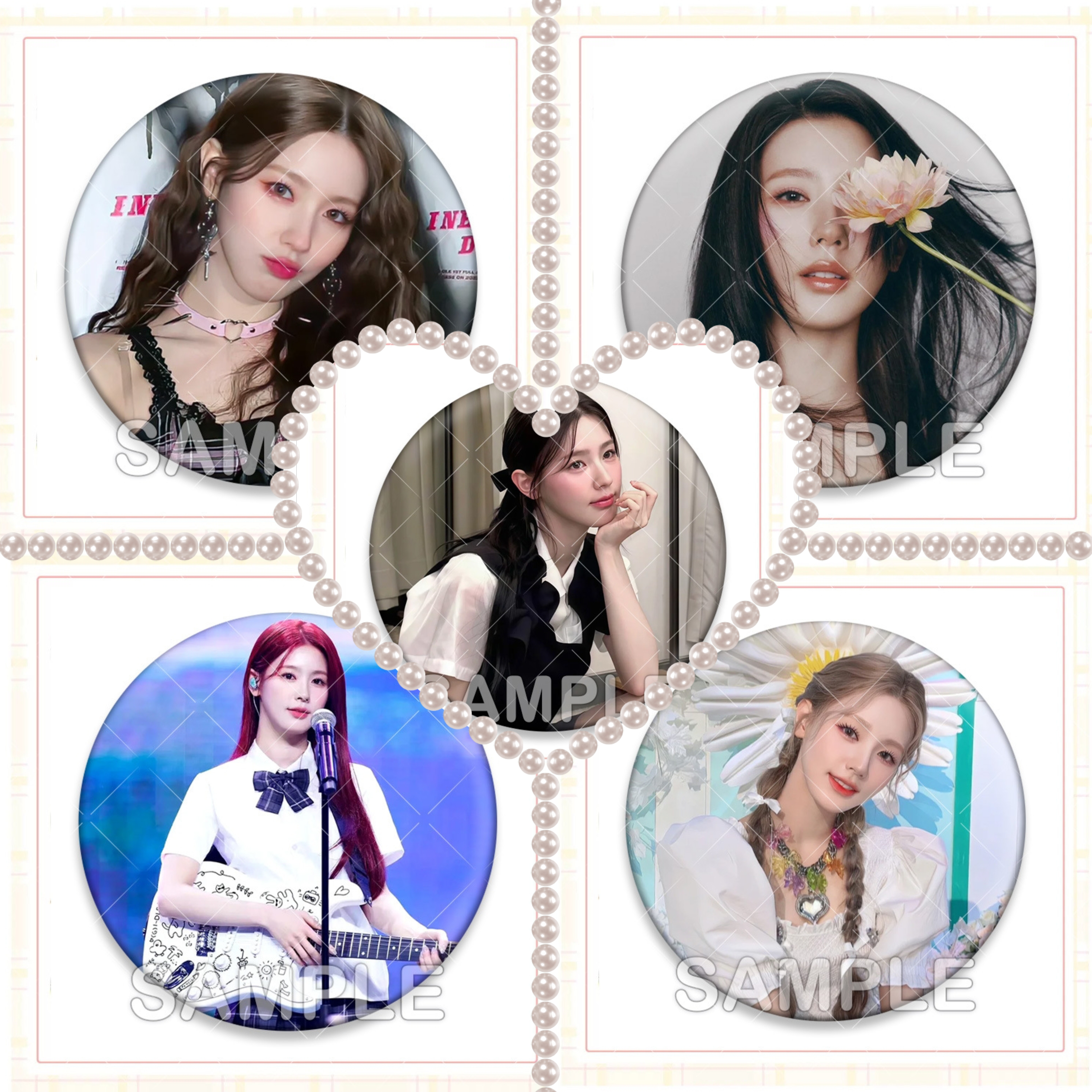 赵美延周边高颜值甜美吧唧镭射徽章演唱会粉丝应援胸针马口铁挂件