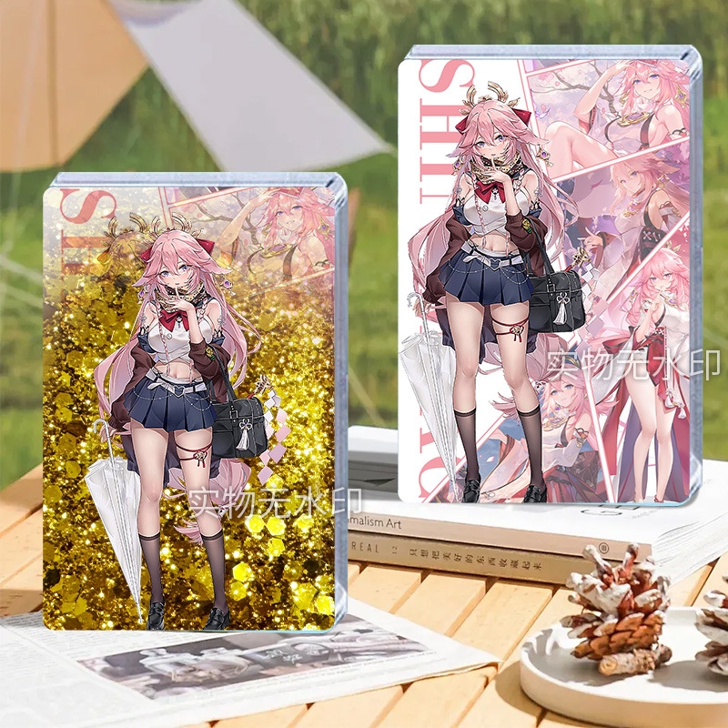 八重神子周边流沙麻将亚克力摆件男女生日礼物游戏谷子流沙卡砖