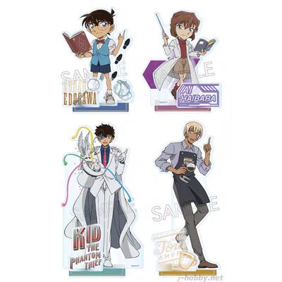 名侦探柯南亚克力铭牌款立牌摆件 柯南 灰原哀 安室透 怪盗基德