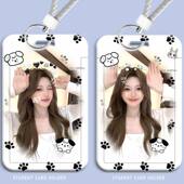 赵露思可爱搞怪卡套学生滑盖饭卡公交卡水卡门禁卡校园卡