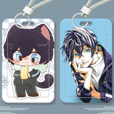 野良神夜斗可爱学生卡套滑盖饭卡公交卡门禁校园身份证件保护套