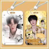 张桂源帅气学生滑盖卡套饭卡公交卡身份证件保护套门禁校园卡