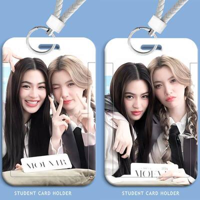 我们的秘密lingorm卡套学生滑盖饭卡公交卡水卡ins风门禁卡校园卡