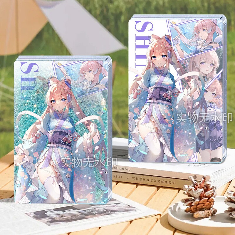 珊瑚宫心海同人周边流沙卡砖立牌摆件生日礼物流沙麻将挂饰谷子