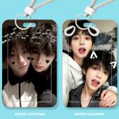 橹穆cp周边学生滑盖卡套饭卡公交卡身份证件保护套门禁卡