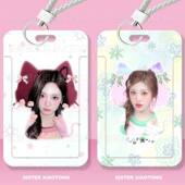 宁艺卓可爱周边学生身份证件保护套滑盖卡套饭卡公交卡门禁卡校园