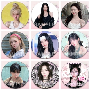 aespa柳智敏粉丝应援周边亮膜吧唧徽章明星爱豆书包挂件痛包谷子