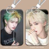 朱志鑫帅哥可爱卡套学生滑盖校园卡饭卡公交卡身份证保护套水卡