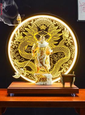 武财神关公招财摆件家用客厅招财镇宅公司开业送礼桌面财神爷装饰