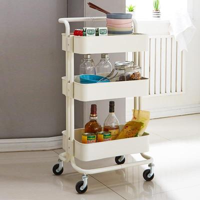 小推车置物架手推车厨房可移动落地多层客厅沥水卫生间婴儿收纳架