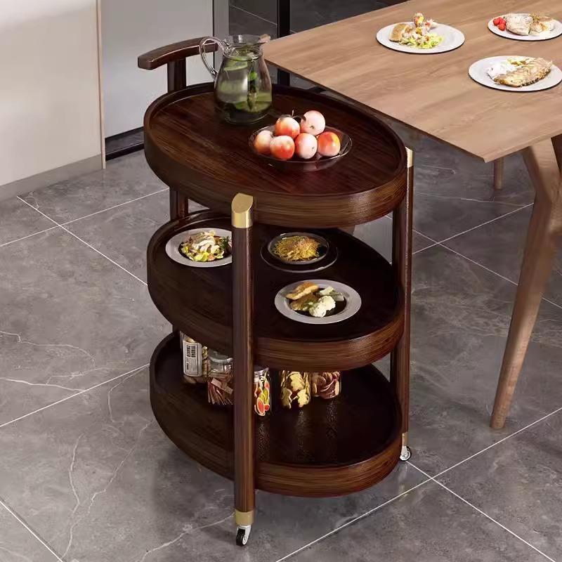 沙发边桌可移动客厅边柜新型中式小吃车床边储物架咖啡桌小桌子