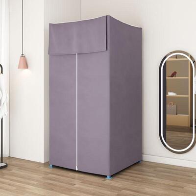 户外简易折叠更衣室门帘轨道展示架地摊服装店落地折叠移动试衣间