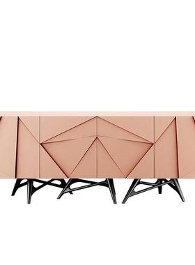 Rosalia餐边柜意式轻奢豪宅客厅储物柜设计师多边形装饰玄关柜