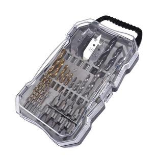 木工钻头31pcs组合工具电钻十字批头三尖木工麻花钻建工钻头套装