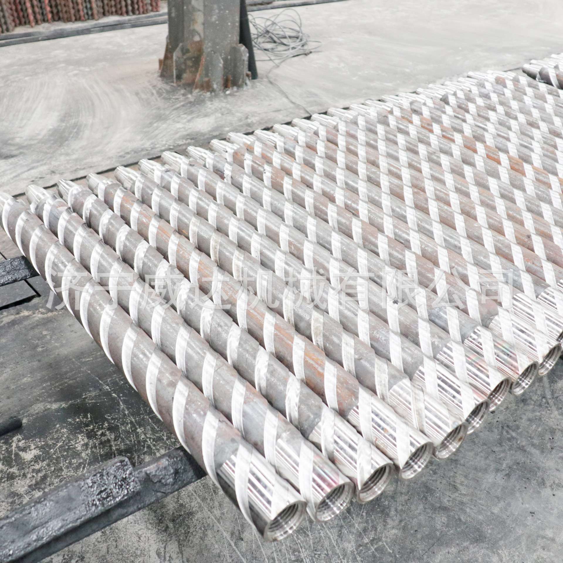 刻槽钻杆73mm工程用岩石打孔螺旋肋骨钻杆坑道钻机矿用地质钻杆