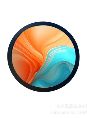 15.7英寸P157RAN02.0圆形显示700nit户外高亮雾面数字标牌屏