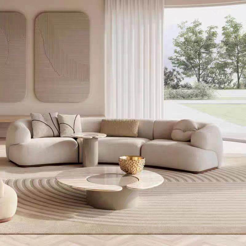 意式极简客厅现代简约布艺弧形沙发设计师轻奢风异形转角组合沙发,橡塑材料及制品,亚克力管/有机玻璃管,淘宝优惠券,粉丝福利购,淘宝优惠卷